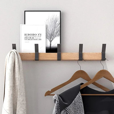 Porte Manteau Mural - Bois et Alu