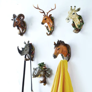 Crochet de Porte Manteau <br> Animal Réaliste