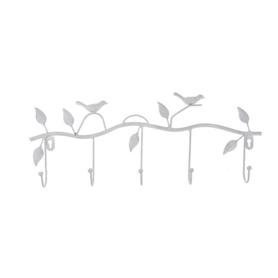 Porte Manteau Extérieur Oiseaux et Feuilles