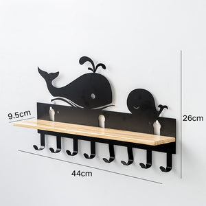 Étagère Porte Manteau Moderne Baleine