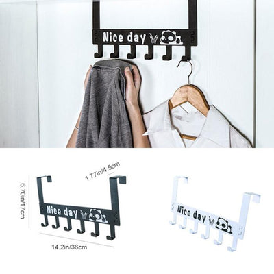 Porte Manteaux Mural Sur Porte Noir