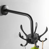 Porte Manteau Mural Perroquet Noir