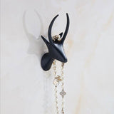 Crochet Porte Manteau Moderne Cerf Noir