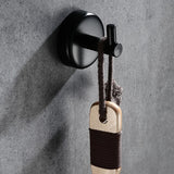 Crochet Porte Manteau Petit Rond Noir