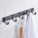 Patère Aluminium Noire
